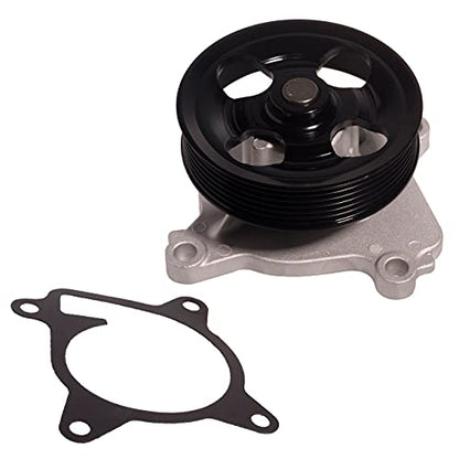 TUCAREST AW7174 Professional Water Pump Kit w/Gasket (For 2.5L L4) Compatible With 2014-2018 Ni-ssan Altima, 2016 Murano, 14-15 Pathfinder, 14 15 16 17 18 19 20 Rogue /2014-2017 In-finiti QX60 - size: TU-AW7174