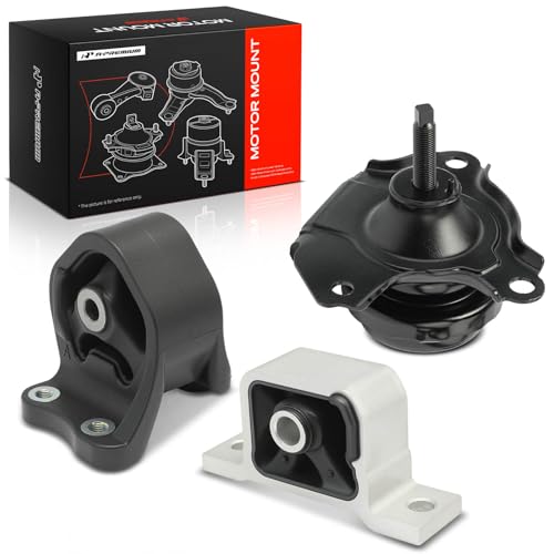 A-Premium Set of 3 Engine Motor Mount Kit Compatible with Honda - style: 3PCS Set