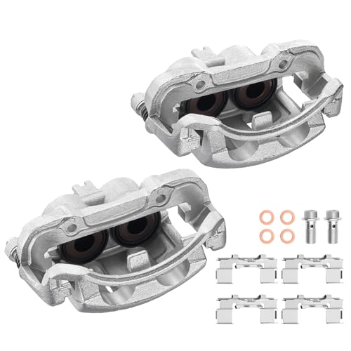 Front Brake Caliper Assembly for Nissan D21 1992-1994 2.4L 3.0L - size: Front [19-B1672 & 19-B1673]