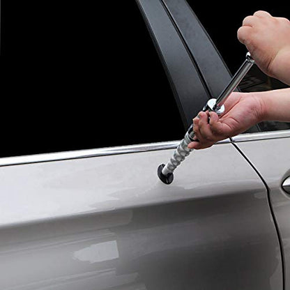 Car Paintless Dent Repair Puller Adjustable T-Bar Tool with Two Use Ways for Car Auto Body Hail Damage Dent Removal - color: Repair Kit A