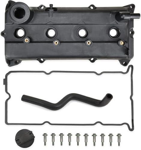 MITZONE Engine Valve Cover Kit Gaskets, Spark Plug Tube Seals Set, Oil Filler Cap, P CV Cover, Bolts Compatible with 2002-2006 Nissan Altima Sentra 2.5L Replaces 13264-3Z001 13264 3Z001 264-982 - color: 004-003