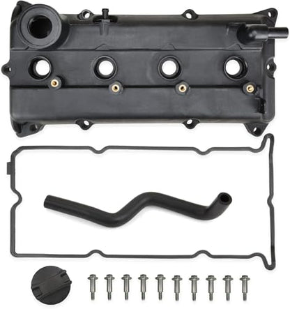 MITZONE Engine Valve Cover Kit Gaskets, Spark Plug Tube Seals Set, Oil Filler Cap, P CV Cover, Bolts Compatible with 2002-2006 Nissan Altima Sentra 2.5L Replaces 13264-3Z001 13264 3Z001 264-982 - color: 004-003