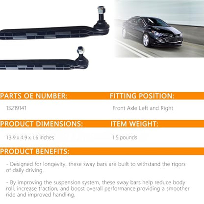 K750519 Stabilizer Bar Link Front For Buick(Allure,Lacrosse,Regal,Verano) For Chevrolet(Cruze,Cruze Limited,Malibu,Orlando,Volt) For Pontlac G6 For SAAB 9-5 OE 13219141 - size: 830480