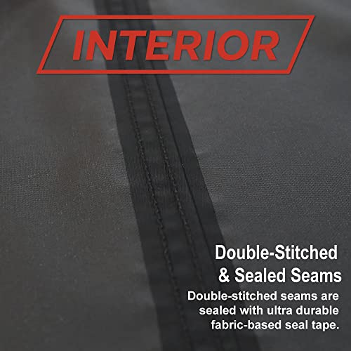 Dowco WeatherAll Plus Motorcycle Cover, Ratchet Attachment, Black, Waterproof, XXL [52005-02]Professional Grade. - size: XXL