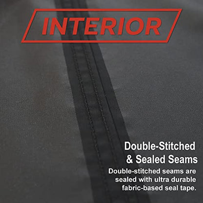 Dowco WeatherAll Plus Motorcycle Cover, Ratchet Attachment, Black, Waterproof, XXL [52005-02]Professional Grade. - size: XXL