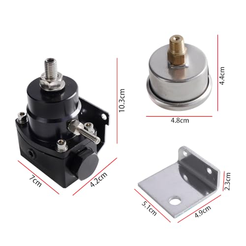 Fuel Pressure Regulator 6AN EFI Bypass Return Adjustable
