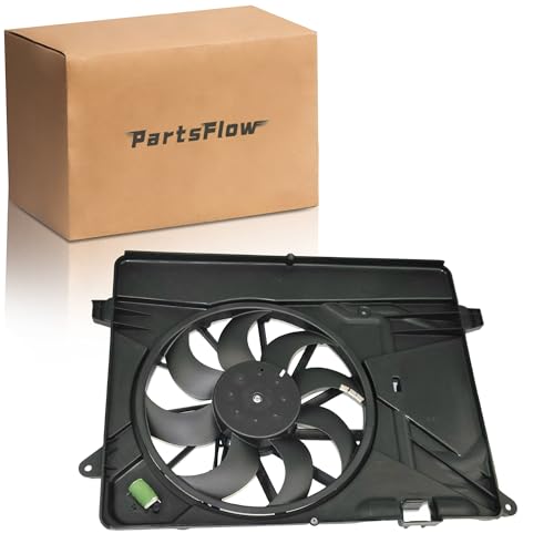 PartsFlow Engine Radiator Cooling Fan For 2014-2019 Buick Encore For 2015-2019 Chevrolet TRAX OE#621-566 - color: For Buick Encore