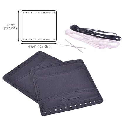 Leather Motorcycle Brake Clutch Covers, Handlebar Hand Grip Covers Throttle Grip Covers - color: Black: Handlebar Cover