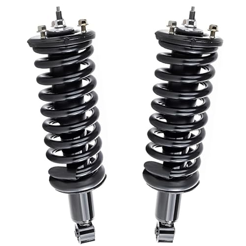 Detroit Axle - 4WD Front Struts with Coil Spring for 05-21 Nissan Frontier - size: SR4202x2/Pair