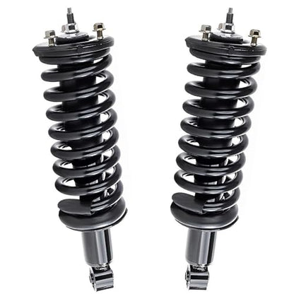 Detroit Axle - 4WD Front Struts with Coil Spring for 05-21 Nissan Frontier - size: SR4202x2/Pair