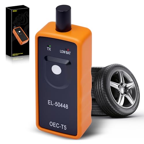 Oktiger TPMS Relearn Tool for GM Vehicles, Compatible with 2006-2022 Chevy GMC Buick Cadillac Pontiac Hummer, Tire Pressure Monitor Sensor EL-50448 OEC-T5 Activation Reset, 9V Battery(Not Include) - size: GM Series