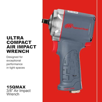 Ingersoll Rand 15QMAX 3/8" Drive Air Impact Wrench - style: 15QMAX - 3/8" Ultra-Compact Impact Wrench with Quiet Technology