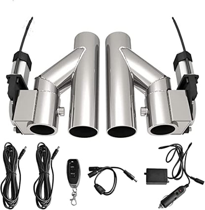 SPELAB Stainless Steel Exhaust Pipe Kit (2.5 inch) - size: 2.5 inch