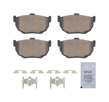 HUSCH Rear Ceramic Brake Pads Kit Fit For Hyundai Elantra 1994-2006 - size: D323-7283