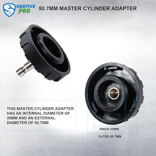 SMOTIVEPRO 50.7mm Master Cylinder Brake Bleeder Adapter - size: 50.7mm Master Cylinder Adapter