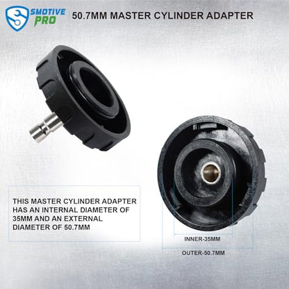 SMOTIVEPRO 50.7mm Master Cylinder Brake Bleeder Adapter - size: 50.7mm Master Cylinder Adapter