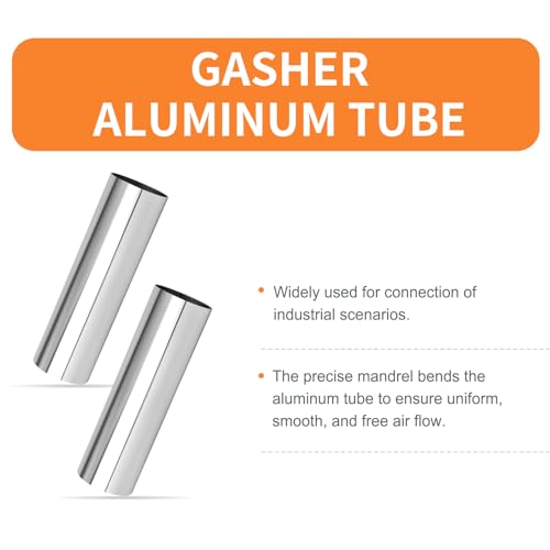 GASHER 1Pc Straight Aluminum Alloy Tube Intercooler Pipe Air Intake Tube 2"OD Length 12"(300MM) - color: straight, size: 2"OD (1 PC) 12"