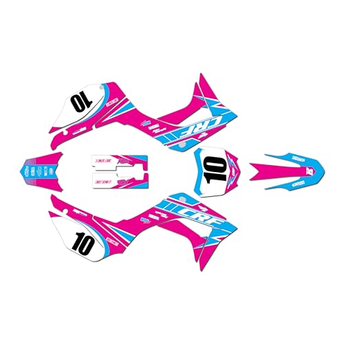 Graphics Kit for Honda CRF110F (2019-2026) Speed Series Cm 21 Mil - Pro Edition - Dirt Pit Bike Motorcycle Stickers, Dirtbike Racing Automotive Decal Motocross Accessories no-Plastics - color: Cm, size: 21 Mil - Pro Edition