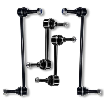 4Pc Front Rear Stabilizer Sway Bar End Links for Ford 2010-2018 Flex/aurus, 13-18 Police Interceptor Sedan, 14-18 Special Service Police Sedan, for Lincoln 10-16 MKS, 10-18 MKT K750393 K750388 - size: K750393&K750388-4PC