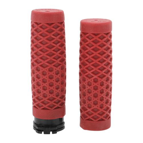 Motoforti 1" 25mm 1.1" 28mm Motorcycle Hand Grips Cover Kit Non Slip TPU Handlebar Cover for Motorcycle Scooter Bicycle ATV Dark Red 1 Set - color: Dark Red