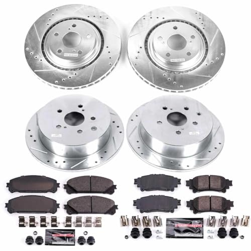 PowerStop Z23 Performance Brake Pad & Rotor Kit Front & Rear K5828