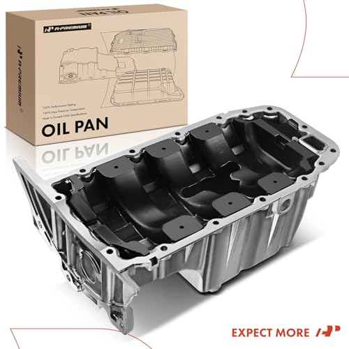 A-Premium Engine Oil Pan Sump with Drain Plug