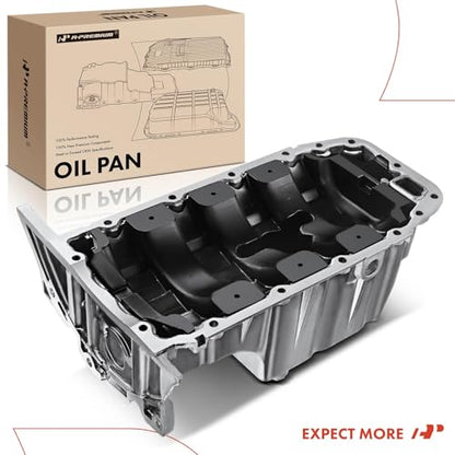 A-Premium Engine Oil Pan Sump with Drain Plug