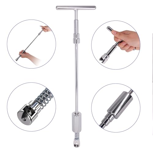 Paintless Dent Repair Tool,2 in 1 Slide Hammer dent Puller Car Repair Tool Kit with 20 pcs Suction Dent Puller, 2 Stainless Steel Grooves, 4 Puller Lines - style: 28PCS