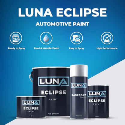 AquaViolet Metallic Color-Shift Midcoat Automotive Paint (Quart) - Ready-to-Spray Custom Finish for Use with Primer, Basecoat & Clearcoat – Luna Eclipse - color: Quart