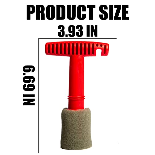 AICEL Car Wheel Detailing Brush, Removable Insert Lug Wash Nut Sponge Cleaner Tool for Wheels, Embedded Steel Ring Screw Cleaning Brush with Handle, Car Exterior Accessories Cleaning Tool Set