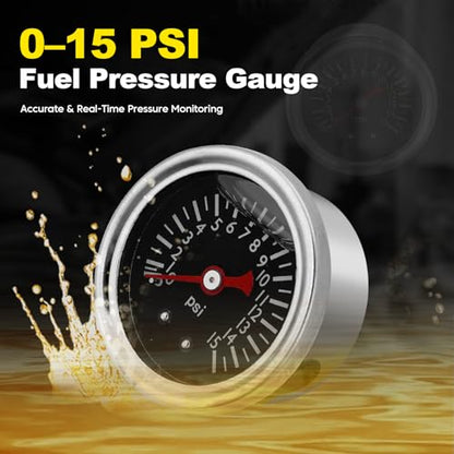 Universal Adjustable 1-5 PSI Carb Fuel Pressure Regulator Kit