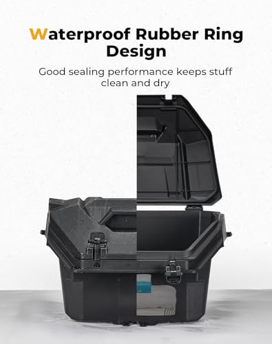 KEMIMOTO 2024/2025/2026 XP 1000 Rear Cargo Box 55QT Water-resistant - size: 55QT