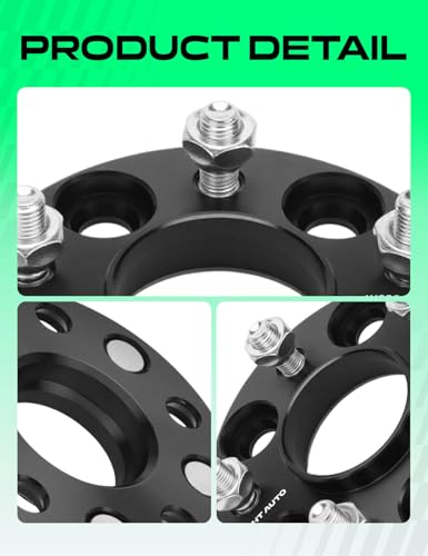 YHTAUTO 5x4.5 Hub Centric Wheel Spacers 15 mm for Acura, Honda - size: 15mm Thickness, style: 4 PCS