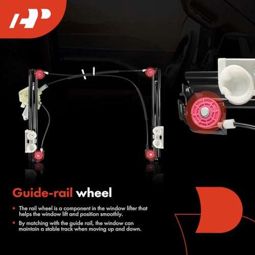 A-Premium Front Driver Side Power Window Regulator with Motor (2-Pin) - style: Front Driver