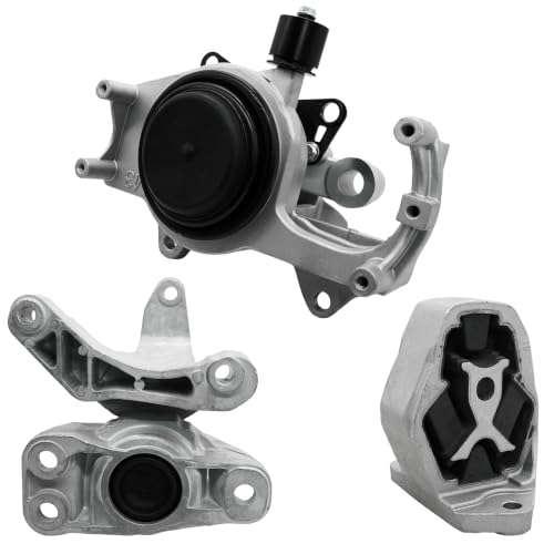 112206RC1C Engine Motor & Transmission Mount Kit Fit Nissan Rogue 1.5 2023 2021 2022 2024 (FWD ONLY), Motor Mount Trans Mount Kit w/Torque Strut Mount Replaces 112206RC1A 113606RC0B