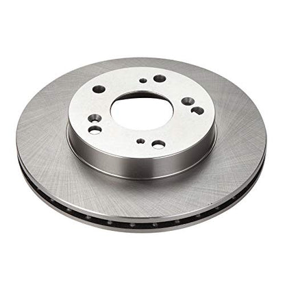 TRQ Front and Rear Brake Pad and Rotor Set Ceramic - style: BKA11265