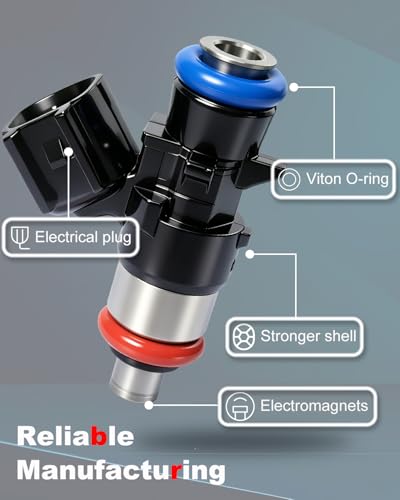Fuel Injector Compatible with 17-24 Jeep Ram Chrysler Dodge, V6 3.6L - size: 1-Count