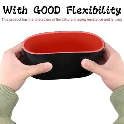 Silicone Coupler ID 5 inch Straight Rubber Intake Hose 4-Ply - size: ID5"