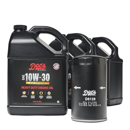 Doc's Diesel 6.7L Power Stroke Oil Change Kit for Ford F-250, F-350 2011-2025, 10W-30 Full Synthetic Engine Oil | 3-Gallon - color: 10W-30 Full Synthetic, size: 3-Gallons