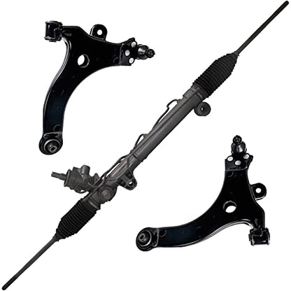 Detroit Axle - Front 3pc Rack & Pinion Kit for Chevrolet Impala Monte Carlo - size: 3CK2600168/3PC