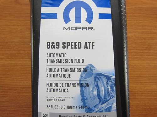 Mopar Chrysler Dodge Jeep Ram 8 and 9 Speed Automatic Transmission Fluid New OEM