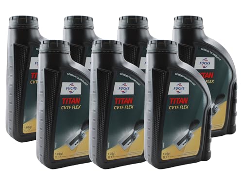 Fuchs 7 Liter TITAN CVTF FLEX Continuously Variable Transmission Fluid (7 x 1L)