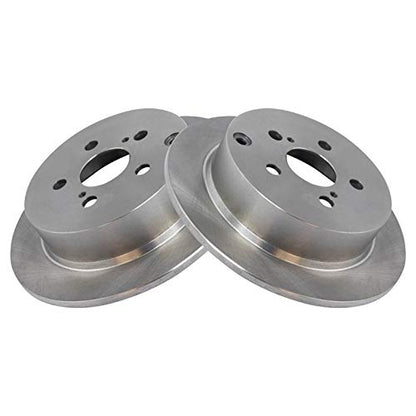 TRQ Front and Rear Ceramic Brake Pad and Rotor Set - style: BKA11257