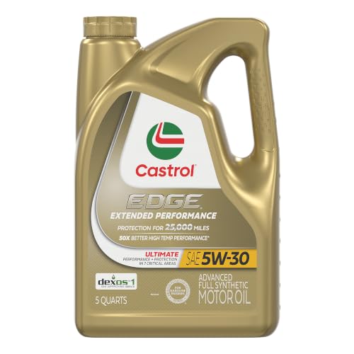 Castrol EDGE Extended Performance 5W-30 Advanced Full Syn Motor Oil, 5 Qt - size: 5 quarts