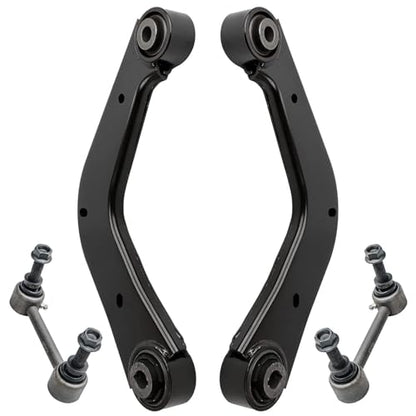 Detroit Axle - FWD Rear 4pc Control Arms Kit for 13-18 Lincoln MKZ - size: 4CS48343/4PC