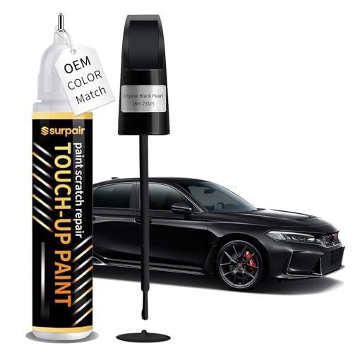Crystal Black Pearl NH-731P Touch up Paint for Honda Car Paint Pen - color: Crystal Black Pearl (NH-731P)