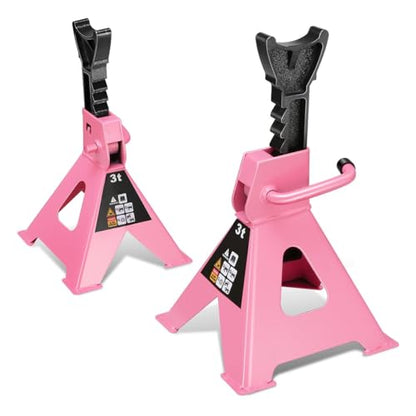 Auto Dynasty 3 Ton Floor Jack, Hydraulic w/Single Piston Quick Lift, Pink - color: Pink, size: 3 ton