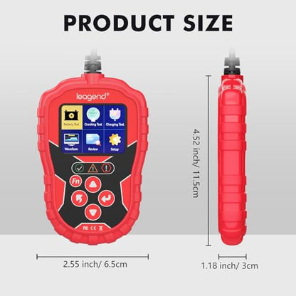 Car Battery Tester 6V/12V with 20-2000A CCA