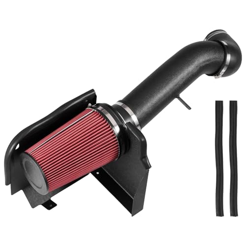 VEVOR Cold Air Intake, 3.9 Inch Cold Air Intake System + Heat Shield Compatible with 1999-2006 Chevy Silverado/GMC Sierra 1500 V8 4.8L/5.3L, High Flow Filter Kit Improve Horsepower, Throttle Response - size: 1999-2006 Chevy/GMC 4.8L/5.3L
