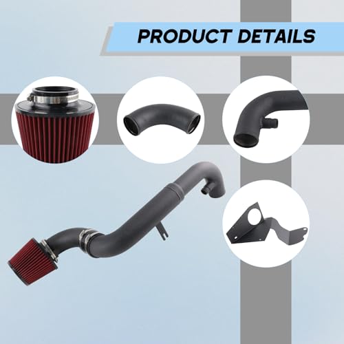 Cold Air Intake Compatible With VW Golf GTI MK6 2.0 TFSI EA888 2011-2012 - size: VW Golf GTI MK6 EA888